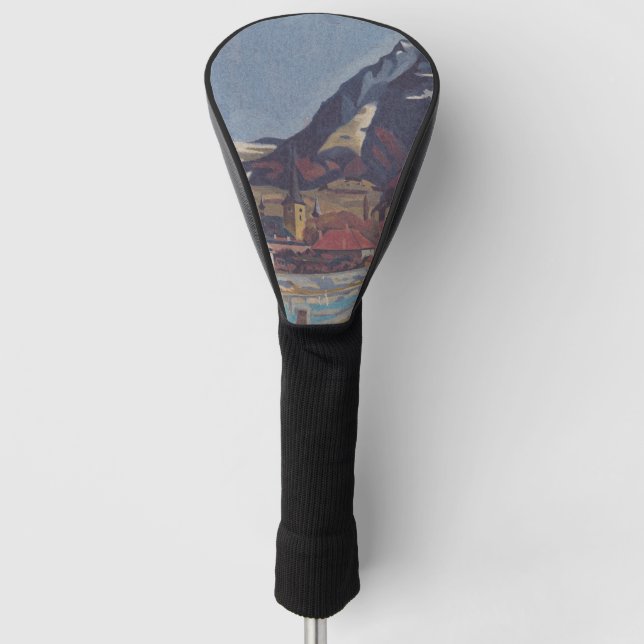 Aussicht auf Dolný Kubín von Arnold Peter Weisz Golf Headcover (Vorderseite)