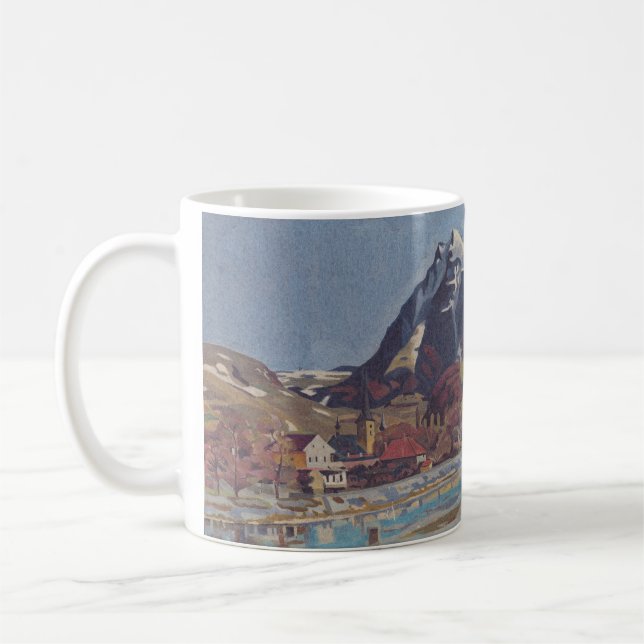 Aussicht auf Dolný Kubín von Arnold Peter Weisz Kaffeetasse (Links)