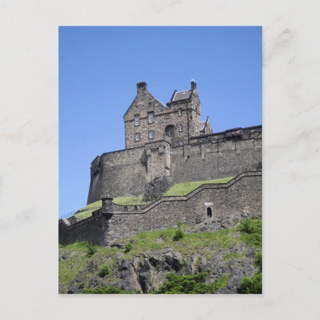 Aussicht auf Edinburgh Castle, Edinburgh, Schottla Postkarte (Vorderseite)