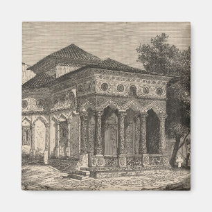 Aussicht auf eine Kirche in Bukarest Magnet