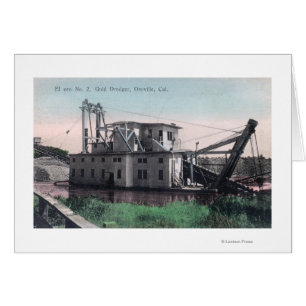 Aussicht auf El Oro # 2 Gold DredgerOroville, CA