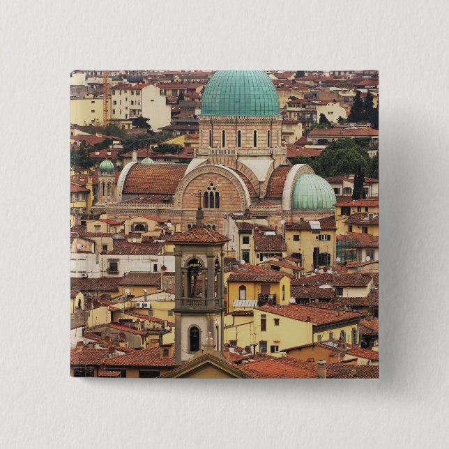 Aussicht auf Florenz, Italien von der Piazza Button (Vorderseite)