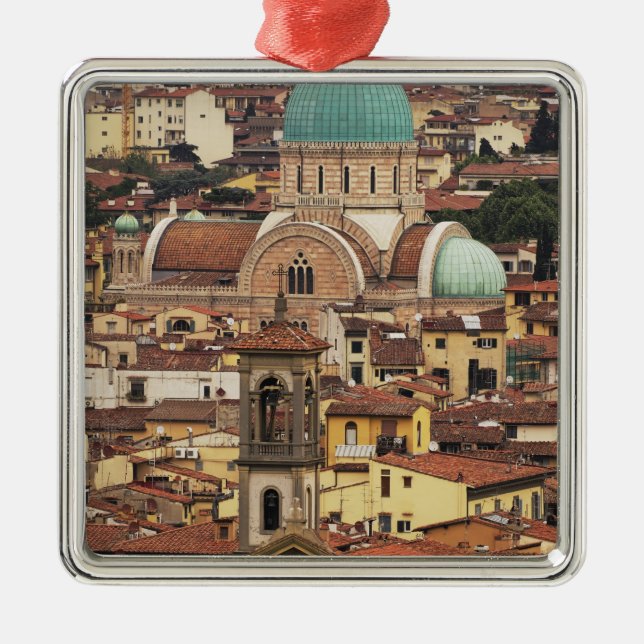 Aussicht auf Florenz, Italien von der Piazza Silbernes Ornament (Vorne)
