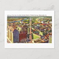 Aussicht auf Franklin Parkway in Philadelphia