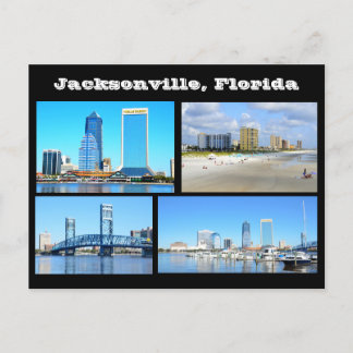 Aussicht auf Jacksonville. Florida Postcard Postkarte
