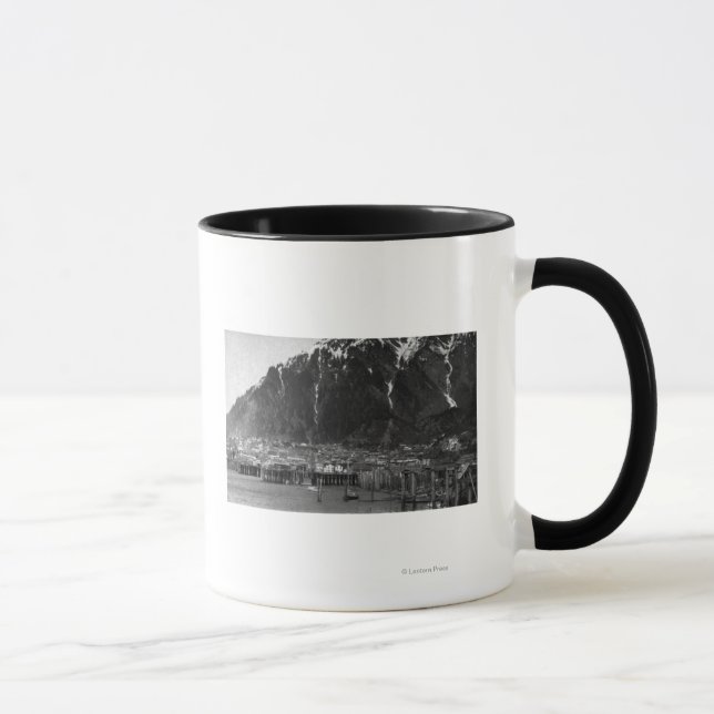 Aussicht auf Juneau, Alaska-Foto Tasse (Rechts)