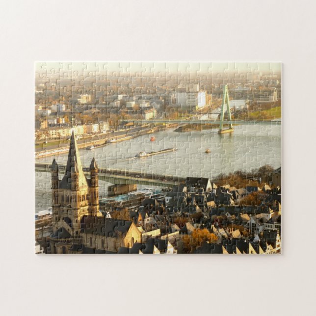 Aussicht auf Köln vom Foto der Kathedrale (Horizontal)