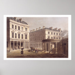 Aussicht auf Kreuz, Bath Street, von "Bath Illust" Poster