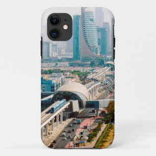 Aussicht auf Metrolinie und Wolkenkratzer Case-Mate iPhone Hülle