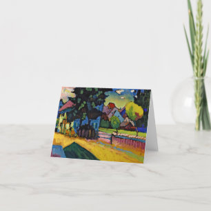 Aussicht auf Murnau von Wassily Kandinsky Dankeskarte