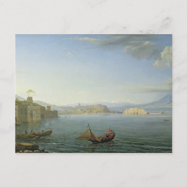 Aussicht auf Neapel, 1750 Postkarte (Vorderseite)
