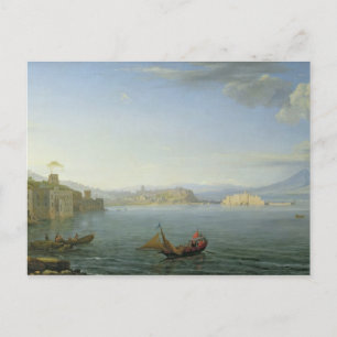 Aussicht auf Neapel, 1750 Postkarte