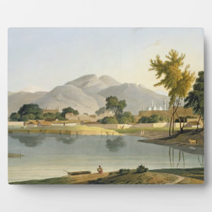 Aussicht auf Nijeibabad, in der Nähe des Koaduwar  Fotoplatte