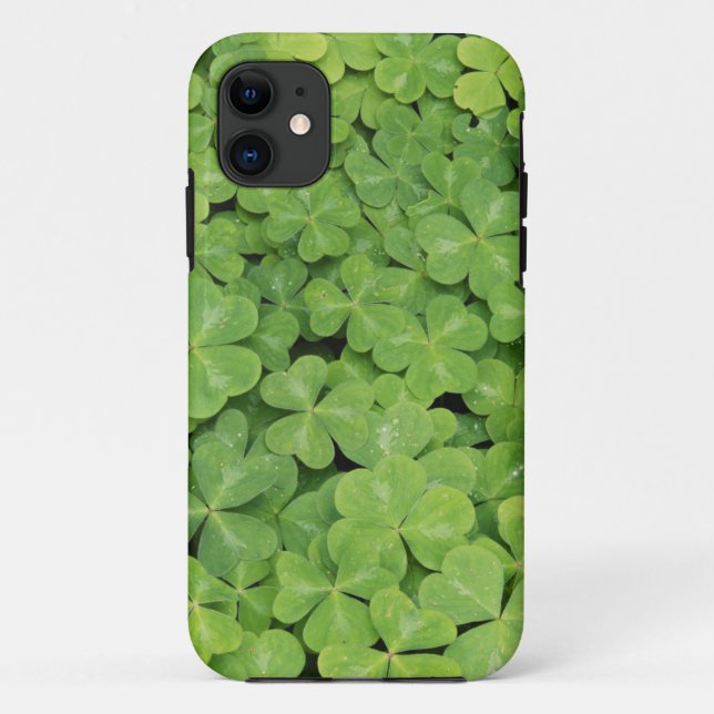Aussicht auf Oxalis Oregana Wald Sorrel Foliage Case-Mate iPhone Hülle (Rückseite)