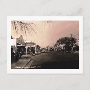 Aussicht auf Palmsprings, Kalifornien Vintag Postkarte