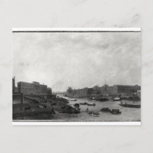 Aussicht auf Paris vom Pont-Neuf, c.1800 Postkarte