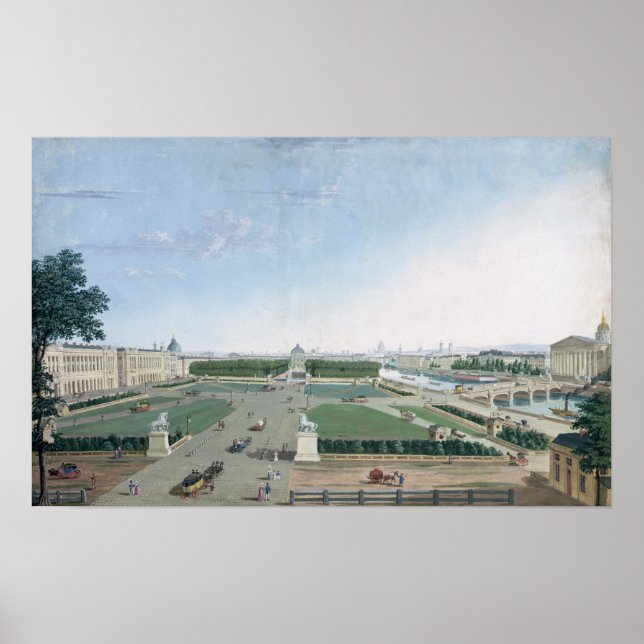 Aussicht auf Place Louis XV & Jardin des Poster (Vorne)