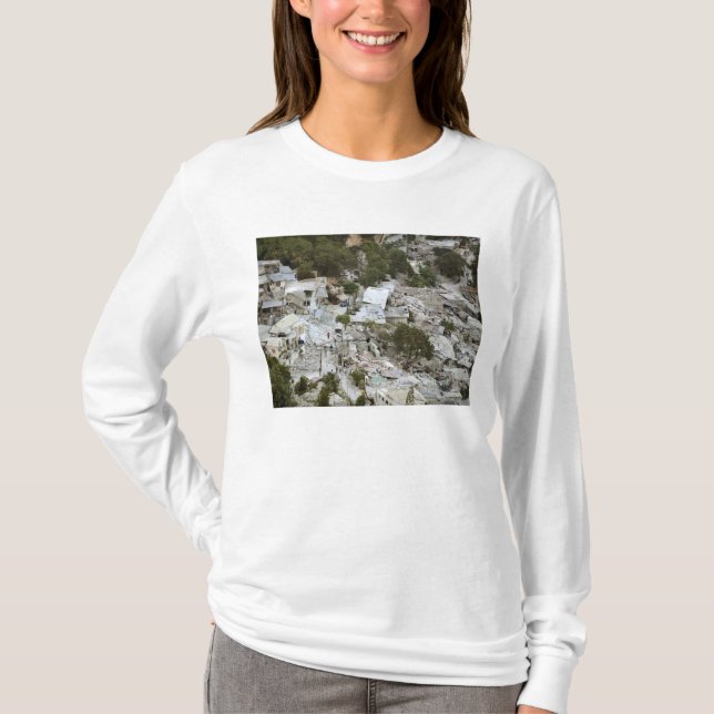 Aussicht auf Port-au-Prince, Haiti T-Shirt (Vorderseite)