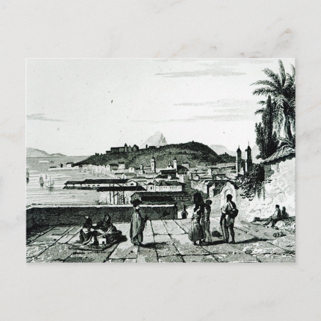 Aussicht auf Rio de Janeiro von der Kirche Postkarte (Vorderseite)
