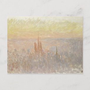 Aussicht auf Rouen, 1892 (Öl auf Leinwand) Postkarte