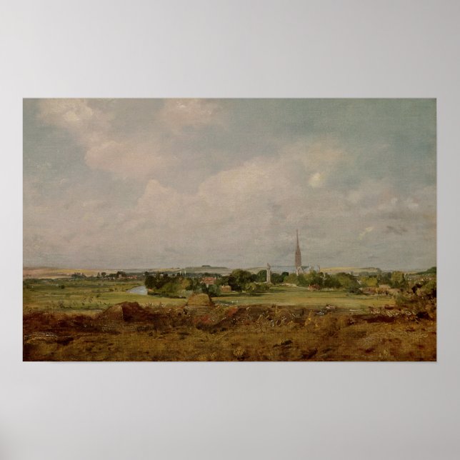 Aussicht auf Salisbury Poster (Vorne)