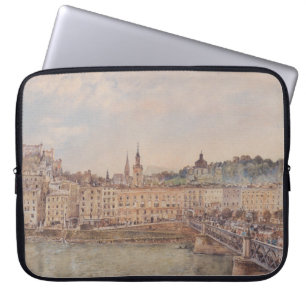 Aussicht auf Salzburg (von Rudolf von Alt) Laptopschutzhülle