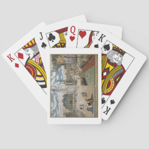 Aussicht auf San Marco und den Palazzo Ducale in B Spielkarten