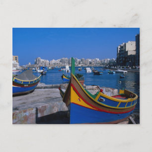Aussicht auf St. Julian, Malta Postkarte