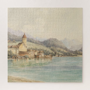 Aussicht auf St. Wolfgang am Wolfgangsee Carl Lafi