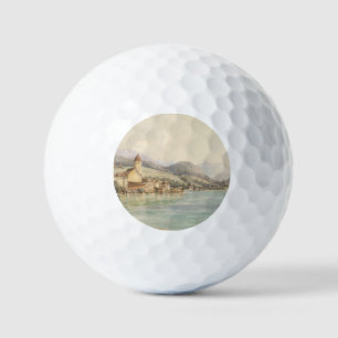 Aussicht auf St. Wolfgang am Wolfgangsee Carl Lafi Golfball