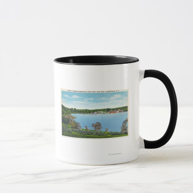 Aussicht auf Stadt von der West Lake Road Tasse (Rechts)