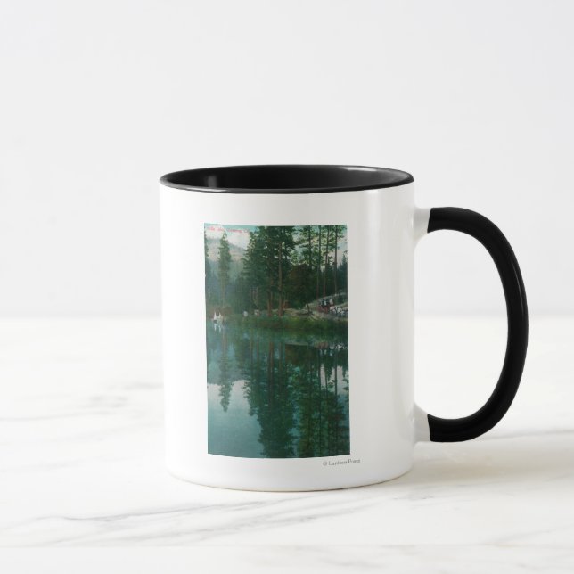 Aussicht auf Stella Lake Wawona, CA Tasse (Rechts)