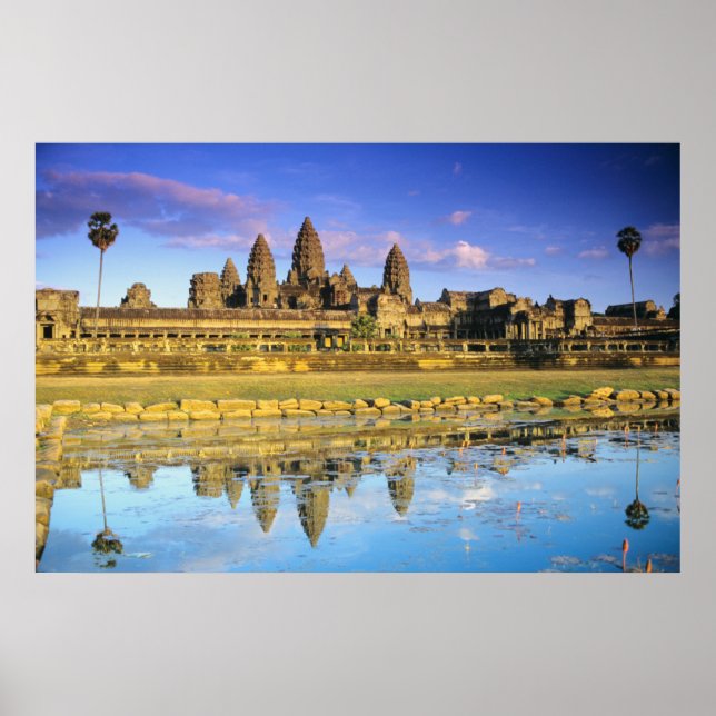 Aussicht auf Tempel von vorn Poster (Vorne)