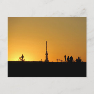 Aussicht auf Tokio Skytree: Edogawa Riverbank Postkarte