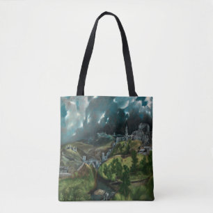 Aussicht auf Toledo von der Tasche El Greco