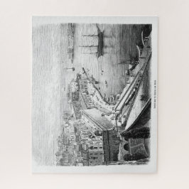 Aussicht auf Valletta in Malta 1874 Poster