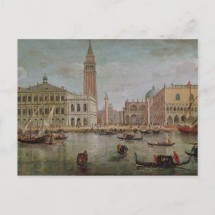 Aussicht auf Venedig, 1719 Postkarte