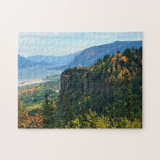 Aussicht auf Vista House, Columbia River, Oregon (Horizontal)