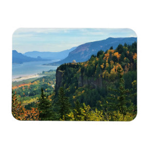 Aussicht auf Vista House, Columbia River, Oregon Magnet