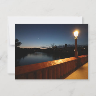 Aussicht auf Wasserburg am Inn von Rote Bruecke Postkarte
