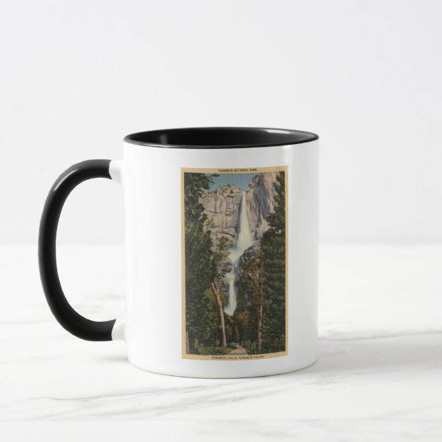 Aussicht auf Yosemite Falls & Valley Tasse (Links)