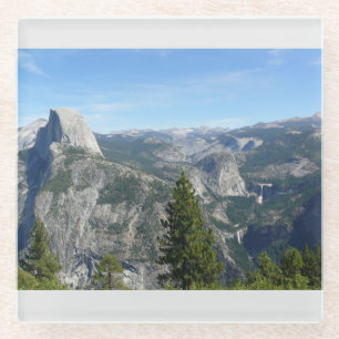 Aussicht auf Yosemite von Glacier Point, CA Glasuntersetzer