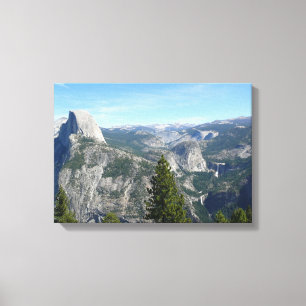 Aussicht auf Yosemite von Glacier Point, CA Leinwanddruck