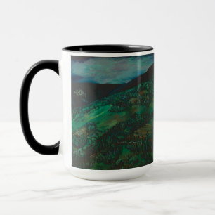 Aussicht aus San Chirico, Italien Tasse
