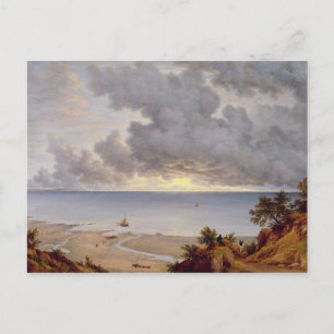 Aussicht aus Shanklin, Isle of Wight, c.1827 (Öl a Postkarte