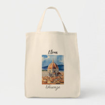 Aussicht Firenze/Florenz | Der Duomo | in Aquarell