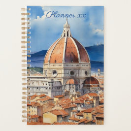 Aussicht Florenz | Der Duomo | Wasserfarbe | unges Planer