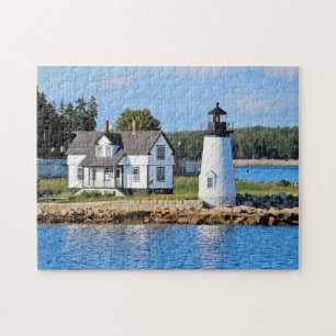 Aussicht-Hafen-Leuchtturm, Maine