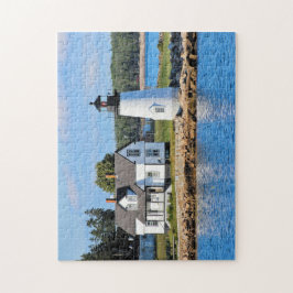 Aussicht-Hafen-Leuchtturm, Maine
