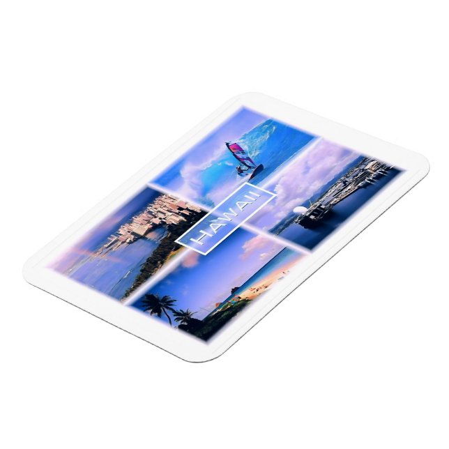 Aussicht Honolulu - The Perouse - Lanikai Beach Oa Magnet (Linke Seite)